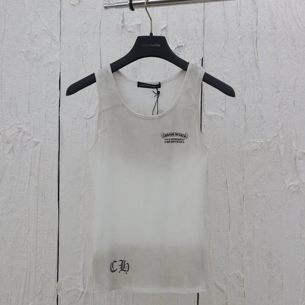 Brand New Chrome Hearts White Vest